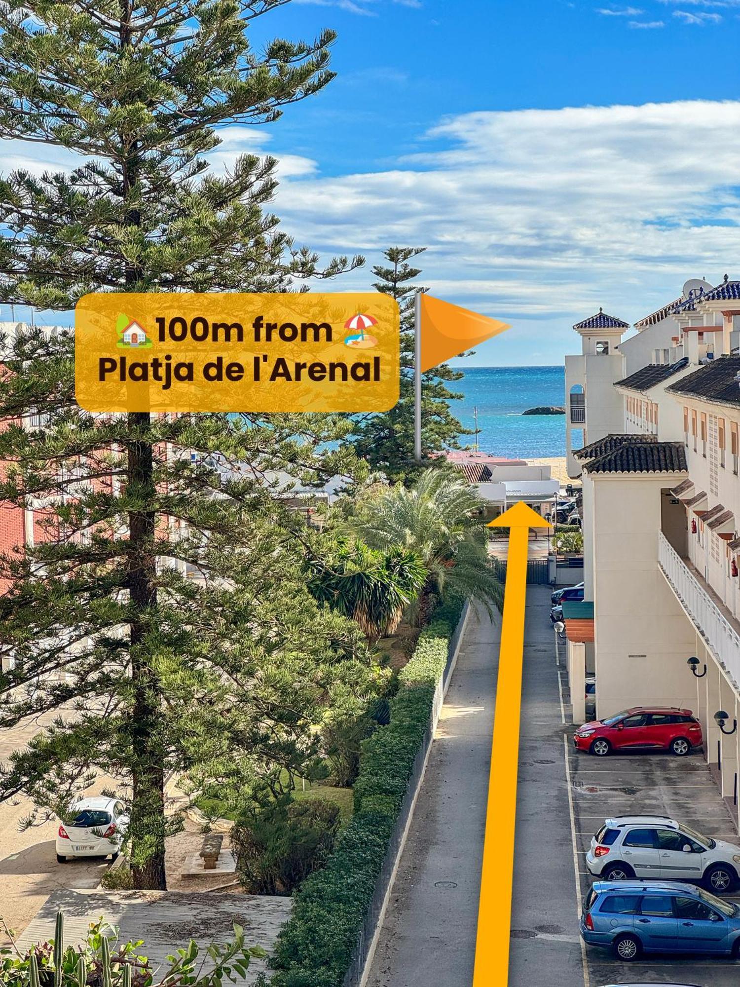 Studio Hola Arenal Platja de Larenal Bagian luar foto